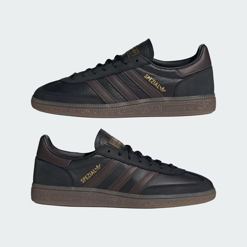 Adidas Handball Spezial Shoes Core Black / Dark Brown / Gum