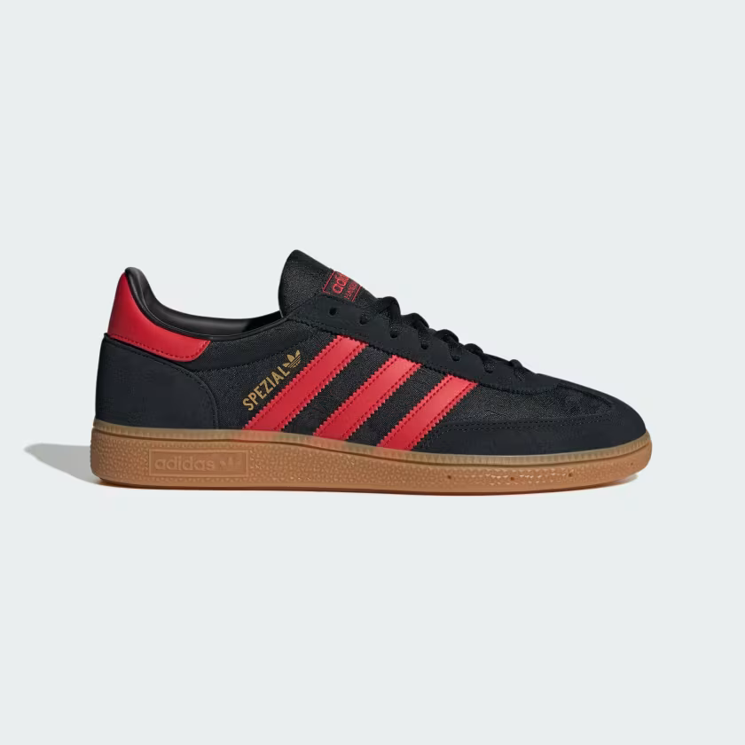 Adidas Handball Spezial Shoes Core Black / Gum / Better Scarlet
