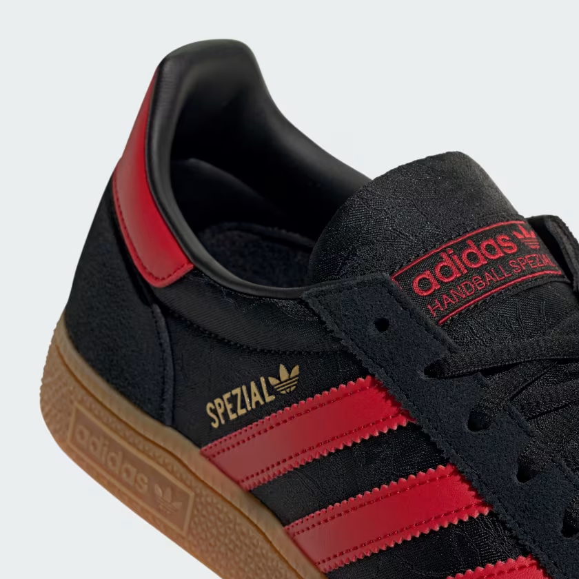 Adidas Handball Spezial Shoes Core Black / Gum / Better Scarlet