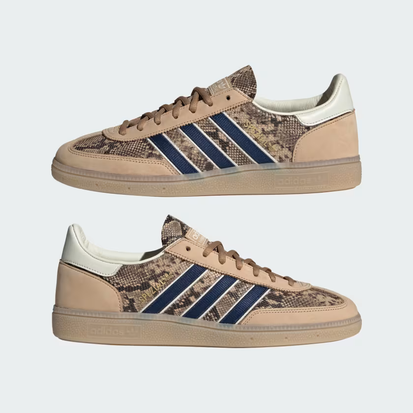 Adidas Handball Spezial Shoes Warm Sandstone / Dark Blue / Cardboard