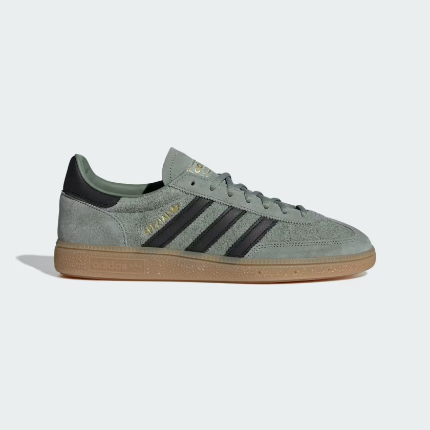 Adidas Handball Spezial Shoes Silver Green / Core Black / Gum