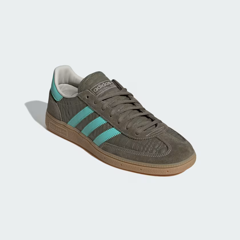 Adidas Handball Spezial Shoes Olive Strata / Acid Mint / Gum