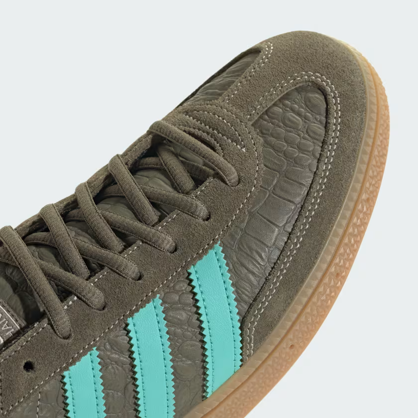 Adidas Handball Spezial Shoes Olive Strata / Acid Mint / Gum