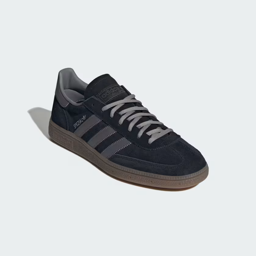 Adidas Handball Spezial Shoes Core Black / Grey Strata / Gum