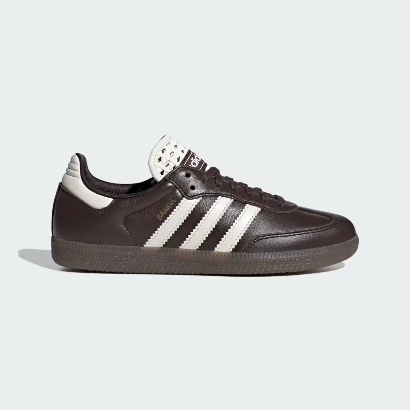 Adidas Samba OG Shoes Aurora Coffee / Off White / Gold Metallic