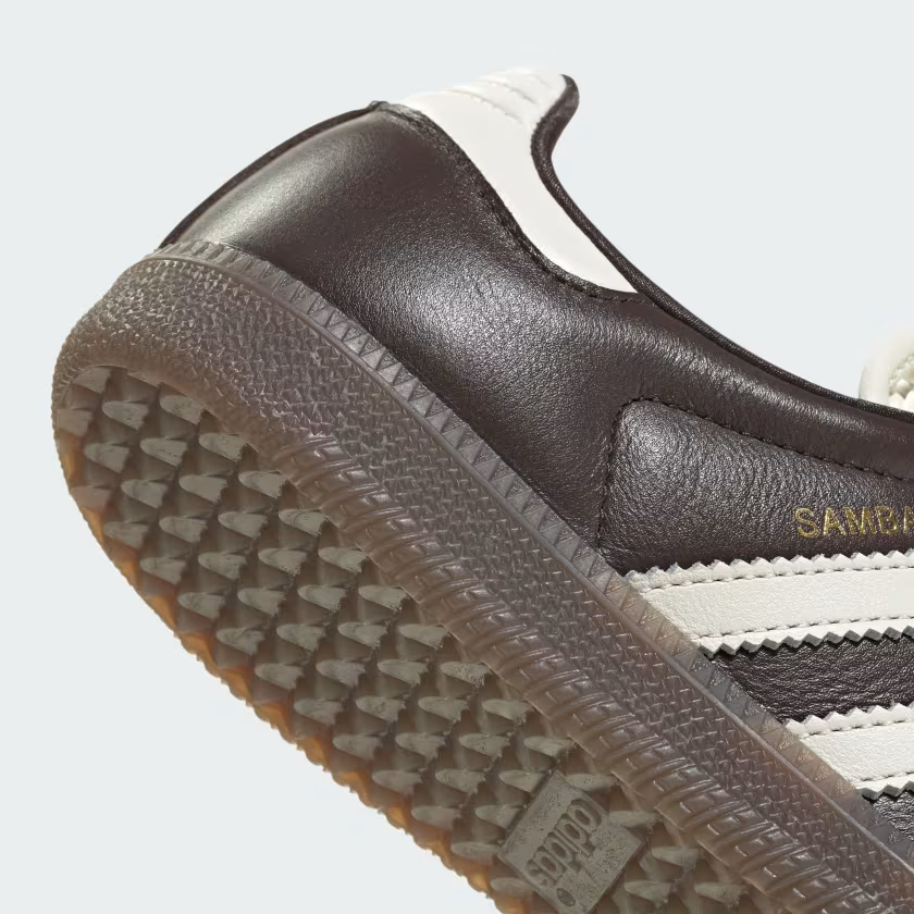 Adidas Samba OG Shoes Aurora Coffee / Off White / Gold Metallic