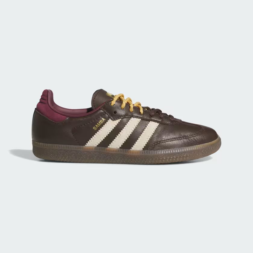Adidas Samba OG Shoes  Brown / Warm Vanilla / Maroon