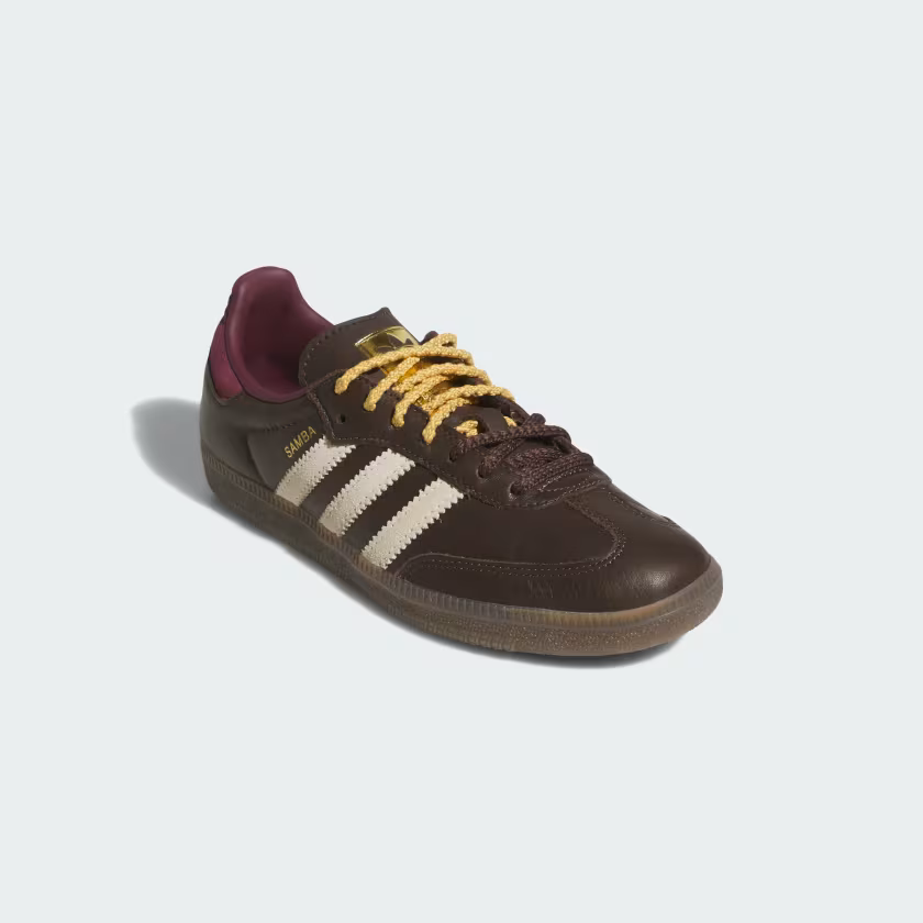 Adidas Samba OG Shoes  Brown / Warm Vanilla / Maroon