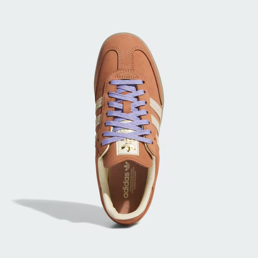 Adidas Samba OG Shoes Clay Strata / Warm Vanilla / Light Purple
