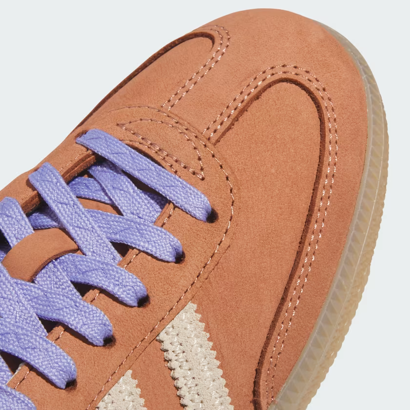 Adidas Samba OG Shoes Clay Strata / Warm Vanilla / Light Purple