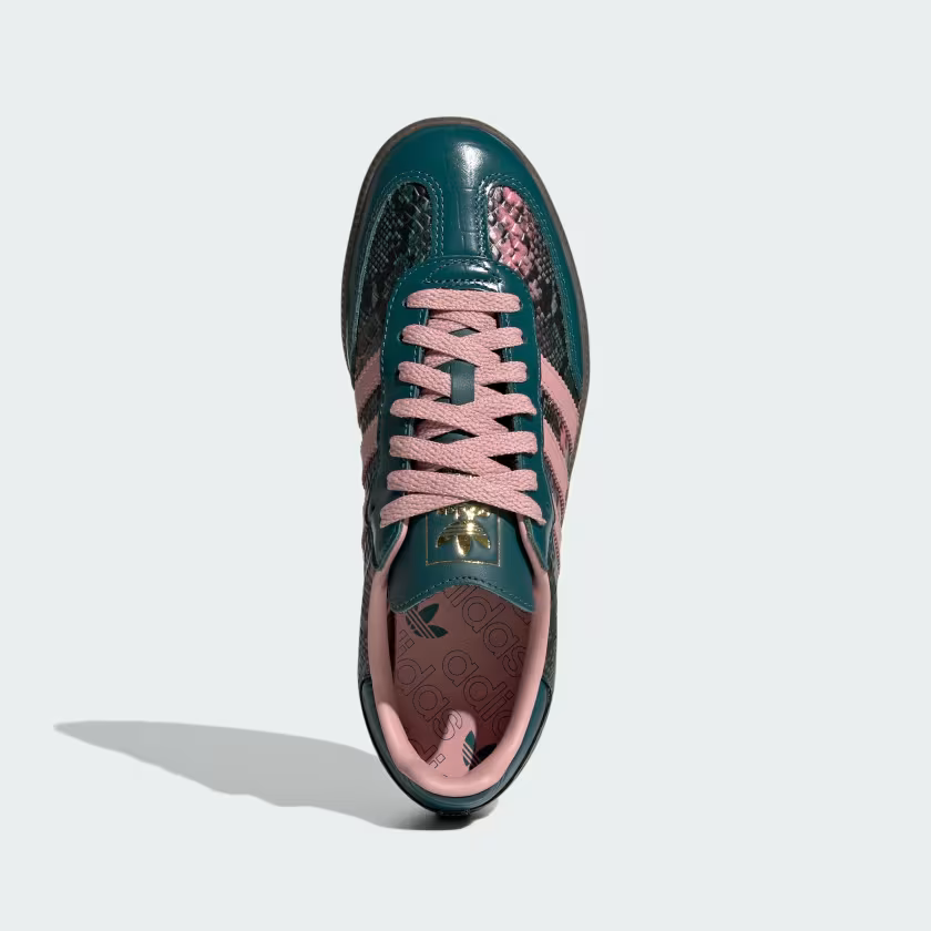 Adidas Samba OG Shoes Rich Green / Wonder Mauve / Gold Metallic