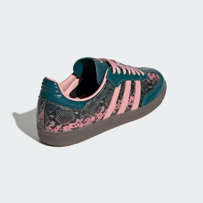 Adidas Samba OG Shoes Rich Green / Wonder Mauve / Gold Metallic