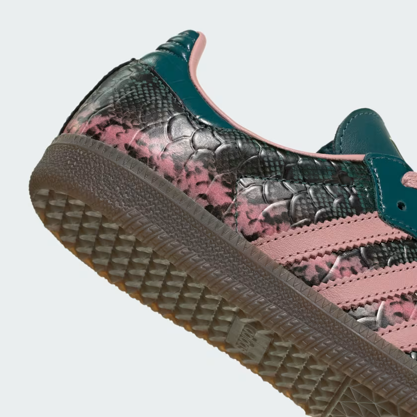Adidas Samba OG Shoes Rich Green / Wonder Mauve / Gold Metallic