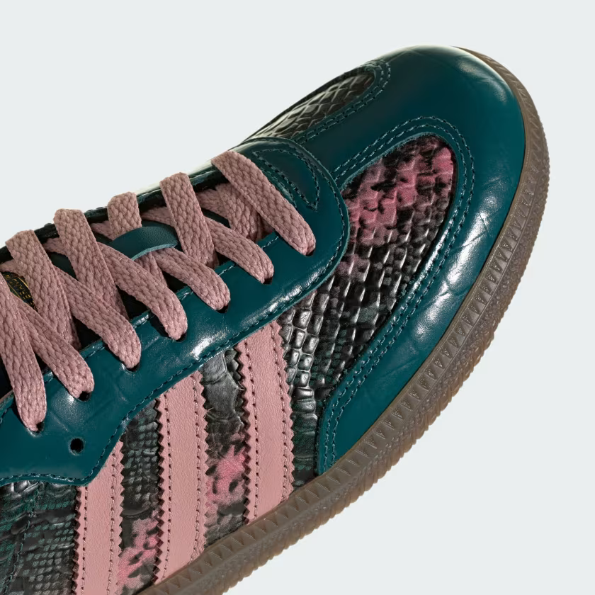 Adidas Samba OG Shoes Rich Green / Wonder Mauve / Gold Metallic