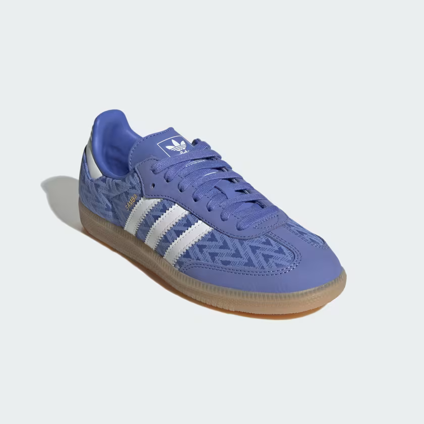 Adidas Samba OG Shoes Real Lilac / Cloud White / Gold Metallic