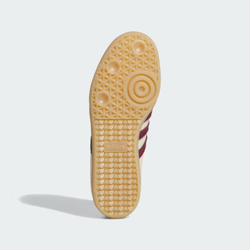 Adidas Samba OG Shoes  Wonder White / Maroon / Frozen Turbo