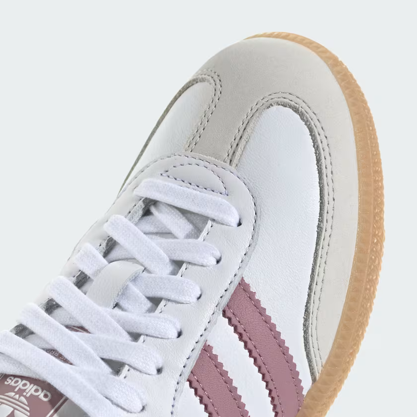 Adidas Samba OG Shoes Cloud White / Magic Mauve / Burgundy