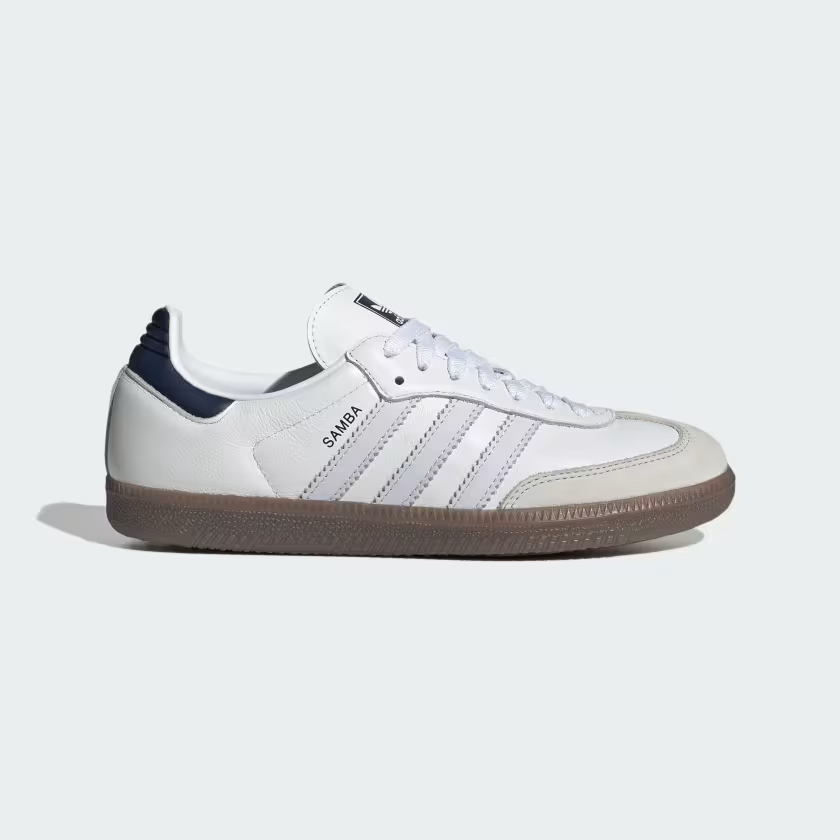 Adidas Samba OG Shoes Cloud White / Frozen Purple / Night Indigo