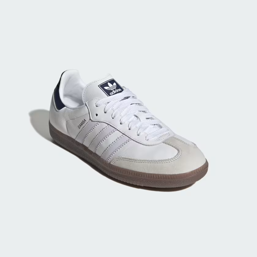 Adidas Samba OG Shoes Cloud White / Frozen Purple / Night Indigo