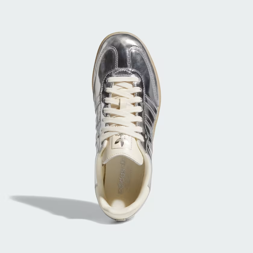 Adidas Samba OG Shoes Silver Metallic / Silver Metallic / Gum