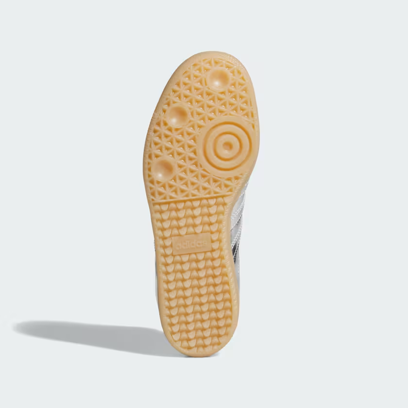 Adidas Samba OG Shoes Silver Metallic / Silver Metallic / Gum