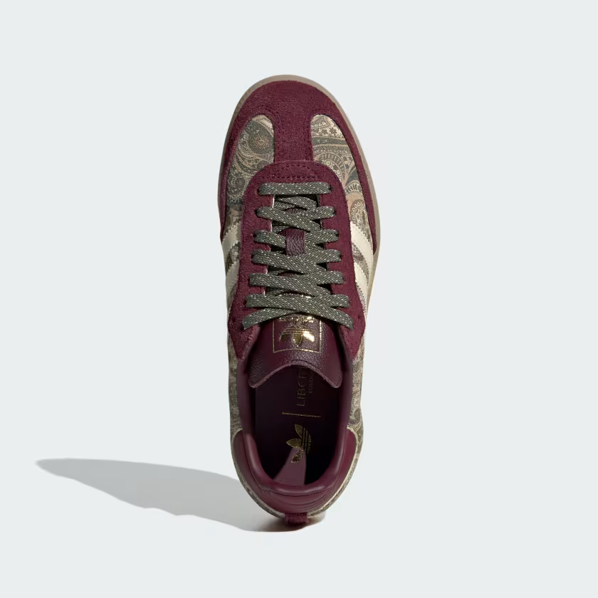 Adidas Samba OG Shoes Maroon / Warm Vanilla / Olive Strata