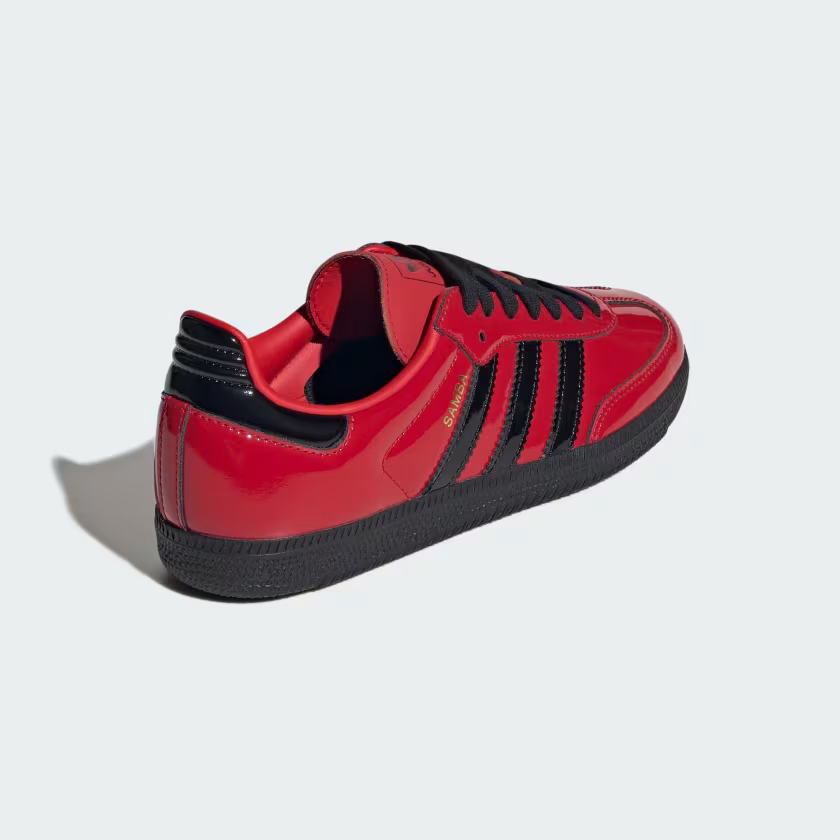 Adidas Samba OG Shoes Better Scarlet / Core Black / Gold Metallic