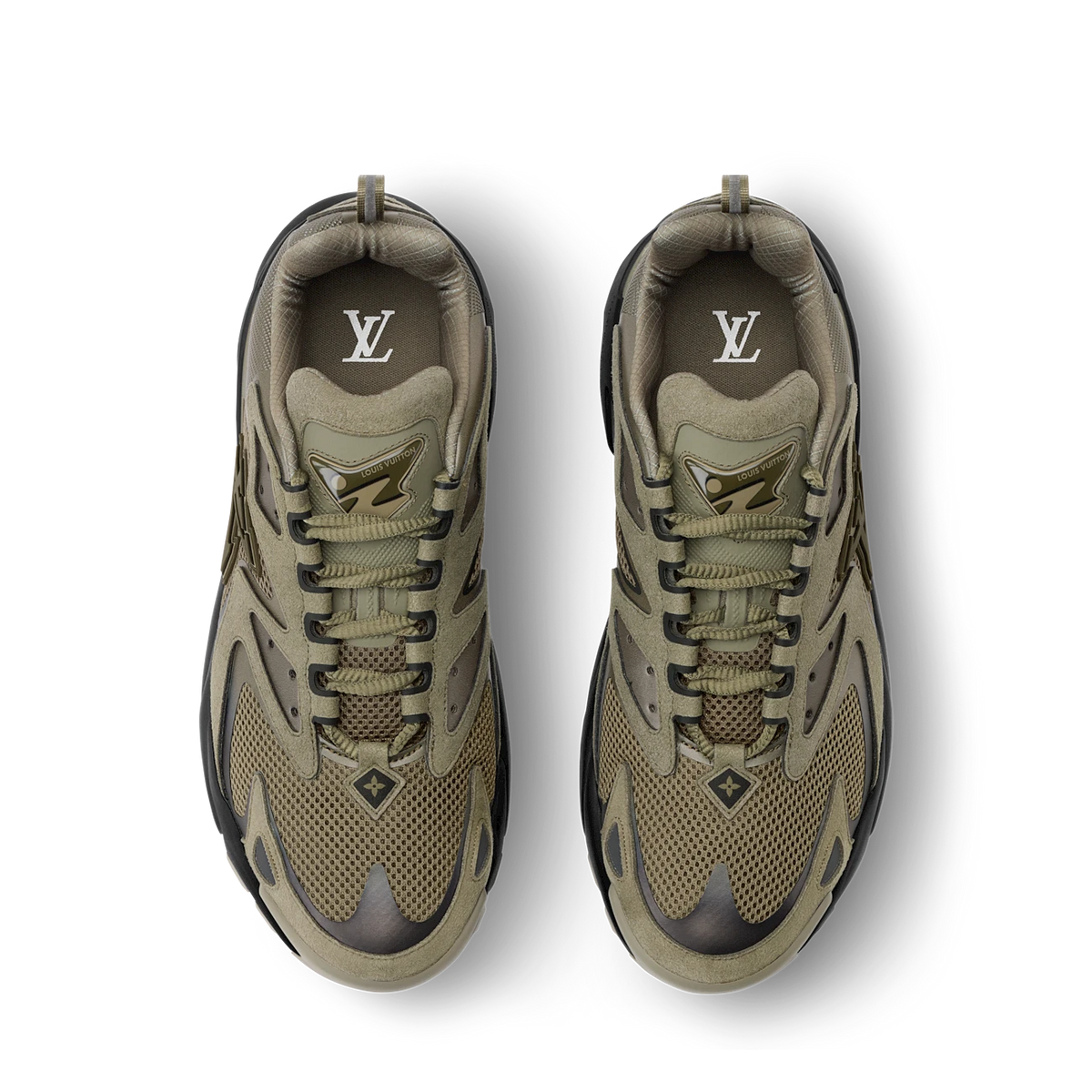 Louis Vuitton TATIC KNIT Sneakers Khaki