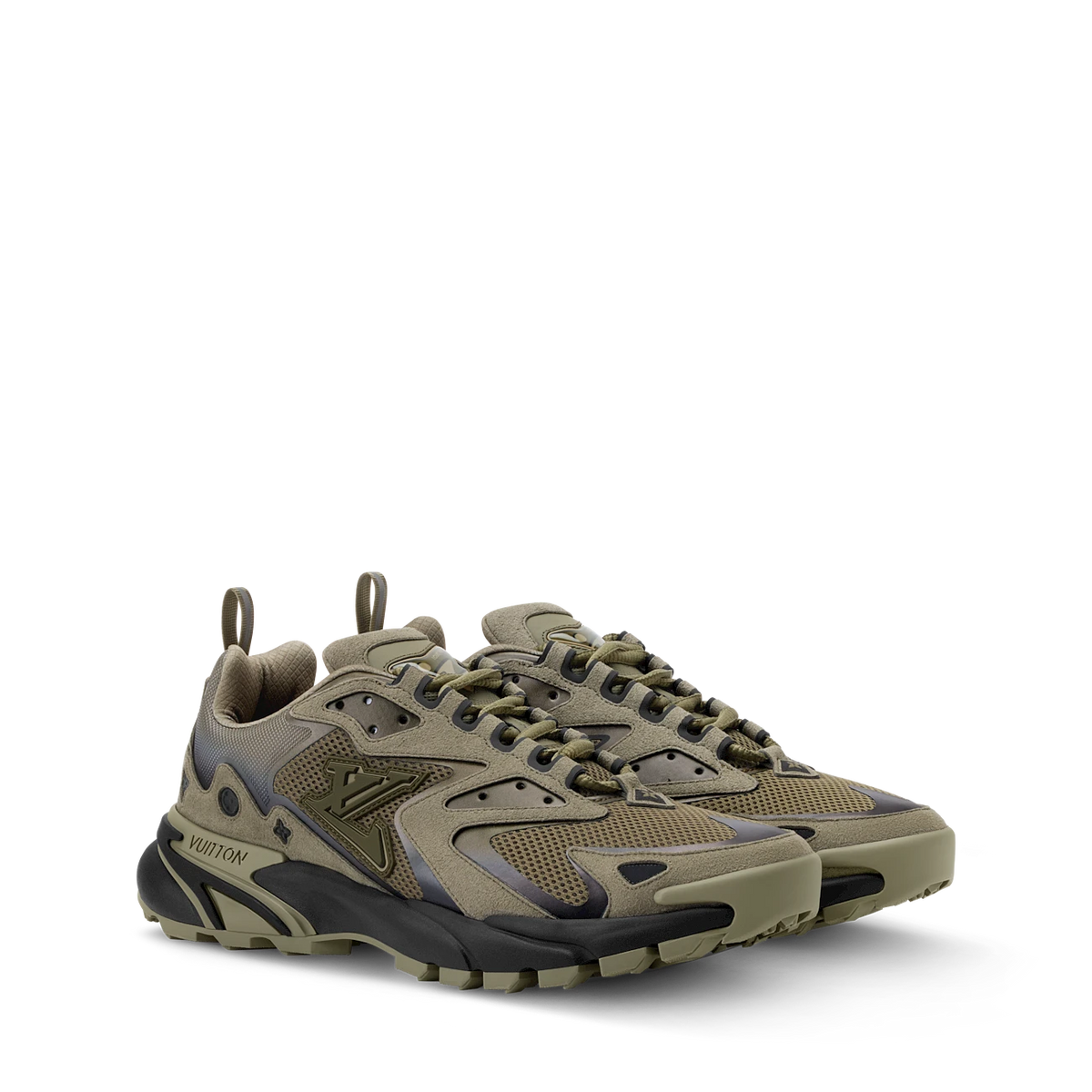 Louis Vuitton TATIC KNIT Sneakers Khaki