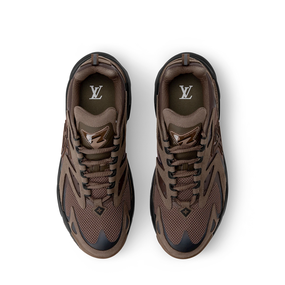 Louis Vuitton TATIC KNIT Sneakers Chestnut
