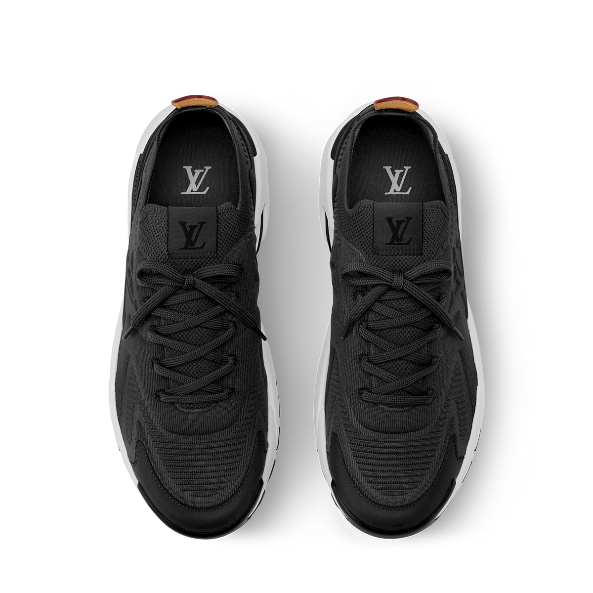 Louis Vuitton TATIC KNIT Sneakers Black / White