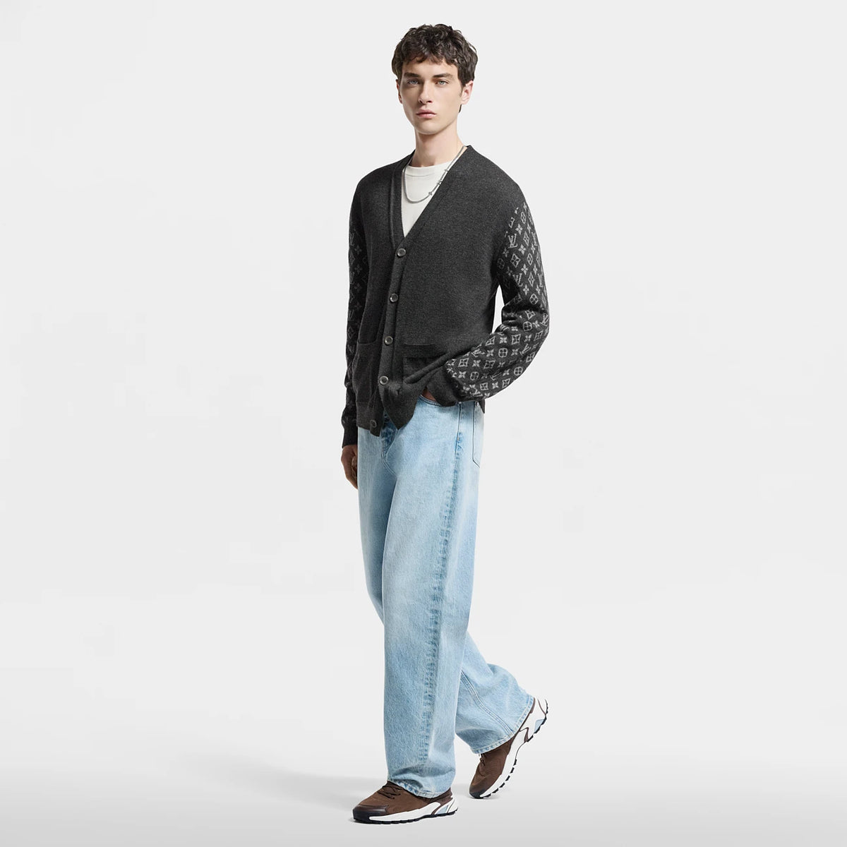 Louis Vuitton TATIC KNIT Sneakers Chestnut