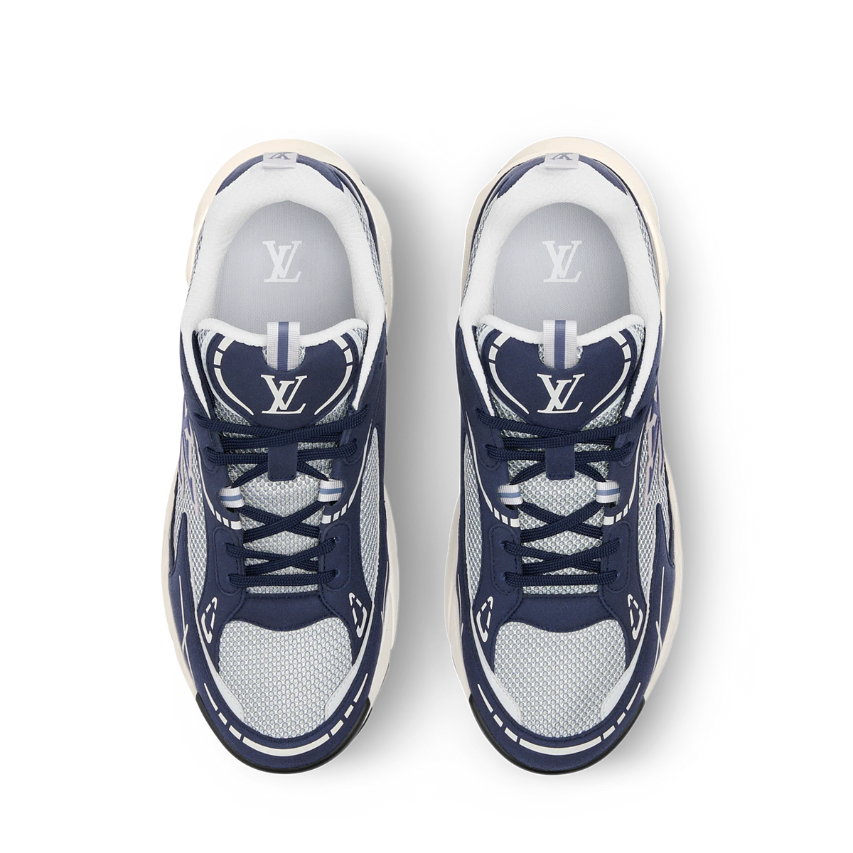 Louis Vuitton TATIC KNIT Sneakers Sea blue