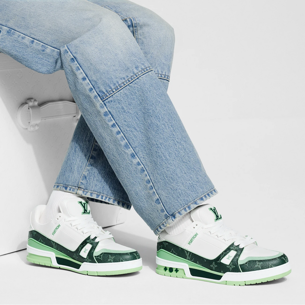Louis Vuitton TRAINER Green